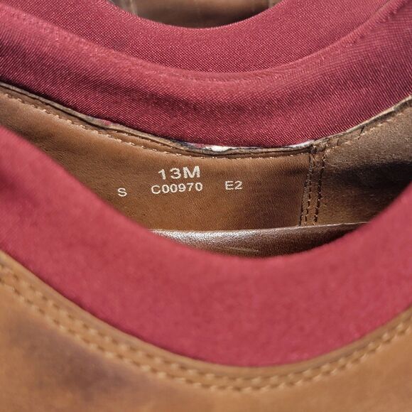 Cole Haan Shoes Men's Size 13M Country Moc Toe Oxford Tan Maroon C00970 - Picture 5 of 9